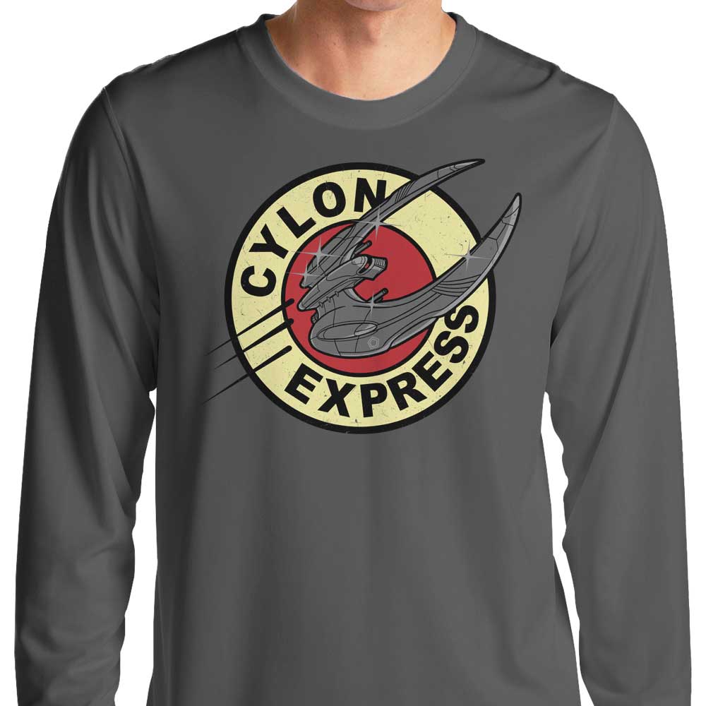 Getsousa Cylon Express Long Sleeve Crewneck T - Shirt for Men and Women