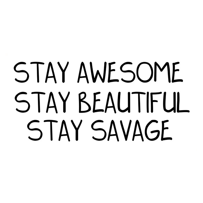 MissClick's Comfortable and Lightweight 'Stay Savage' Tank Tops for Men and Women