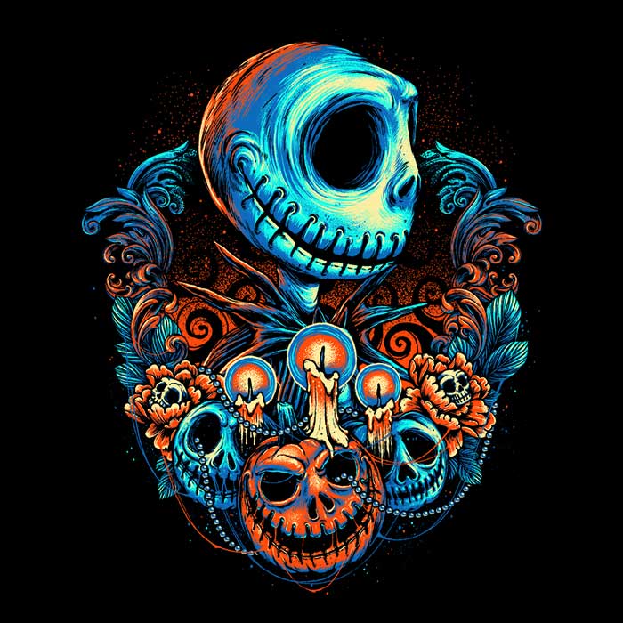 Colorful and Vibrant Pumpkin King-themed Men's and Women's Unisex Tank Tops
