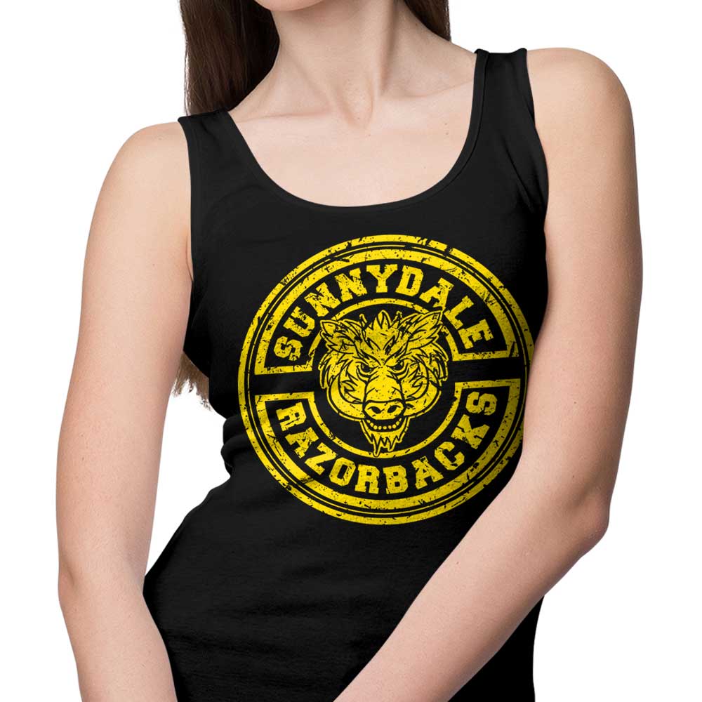 Fan Freak's Sunnydale Razorbacks Comfortable Tank Tops for Men and Women