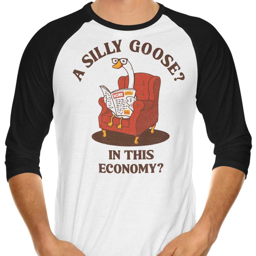 3/4 Sleeve Raglan Sensible Goose T-Shirt - A Stylish Apparel Choice