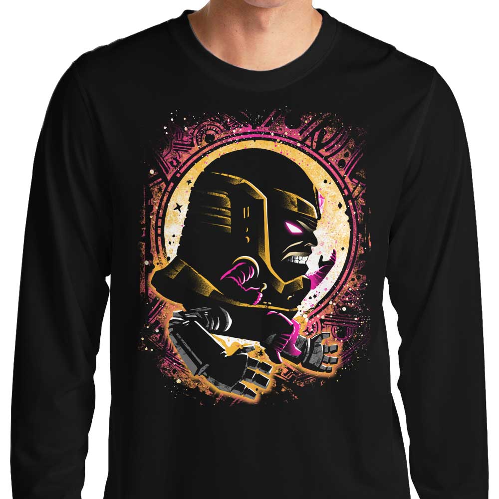 Alemaglia's Big Head Long Sleeve Crewneck Sweatshirt T-Shirt