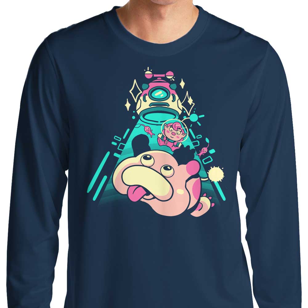Embark on A New Adventure with Our Long Sleeve Crewneck T-Shirt