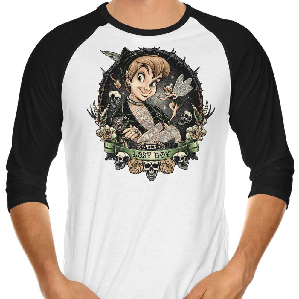 Lost in the Magical Neverland - 3/4 Sleeve Stylish Raglan T-Shirt