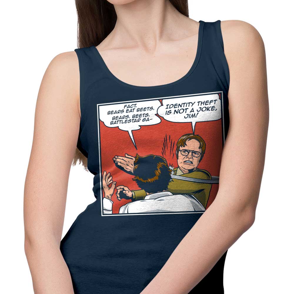 Identity Slap Men's and Women's Unisex Comfortable Tank Top