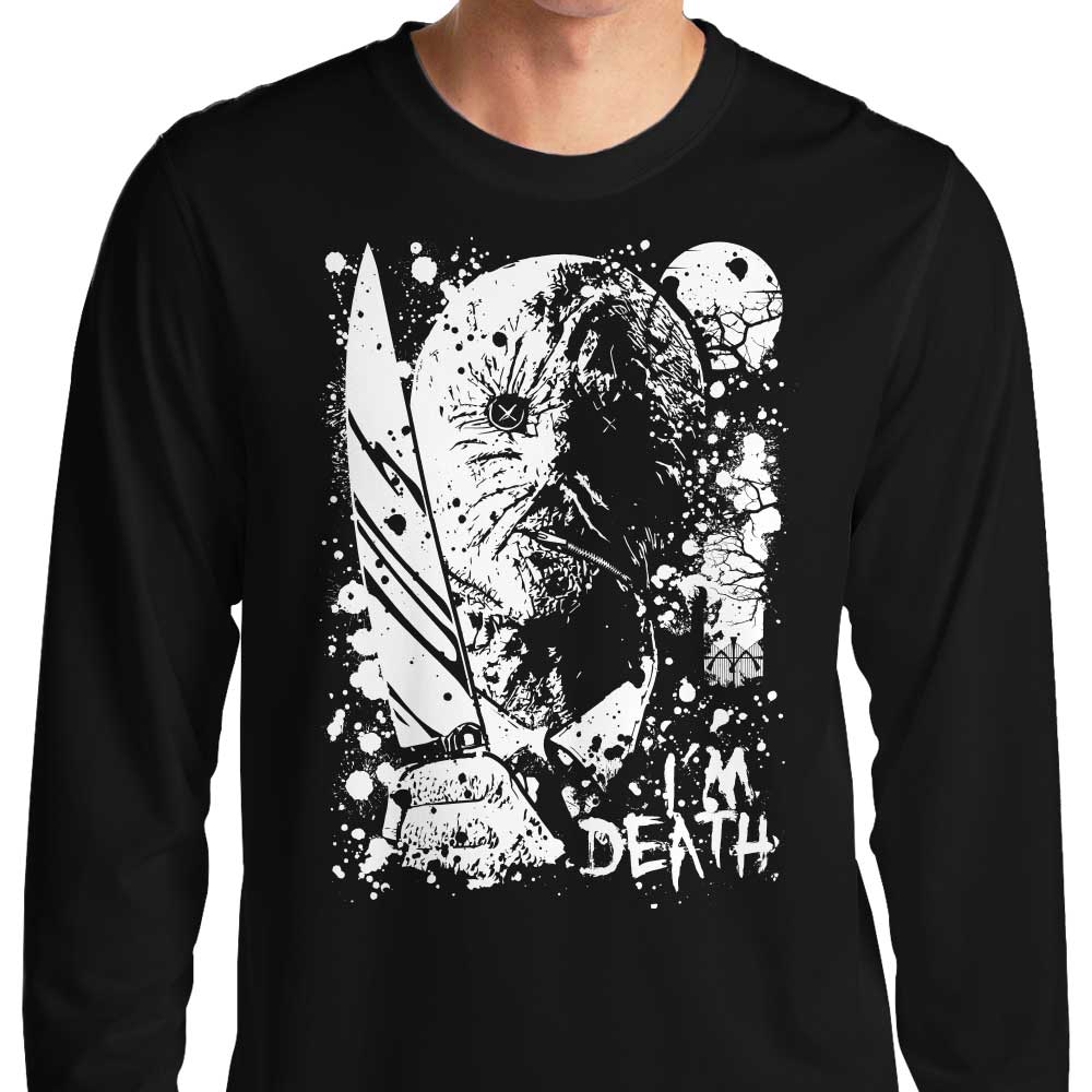 Arinesart 'I'm Death' Comfortable Long Sleeve T - Shirt in S - 4XL Sizes