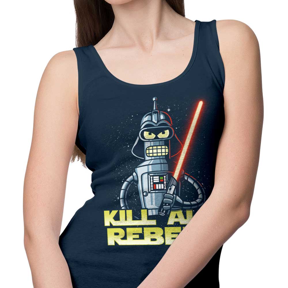 Firebeard's Kill All Rebels Stylish Men's and Women's Tank Tops