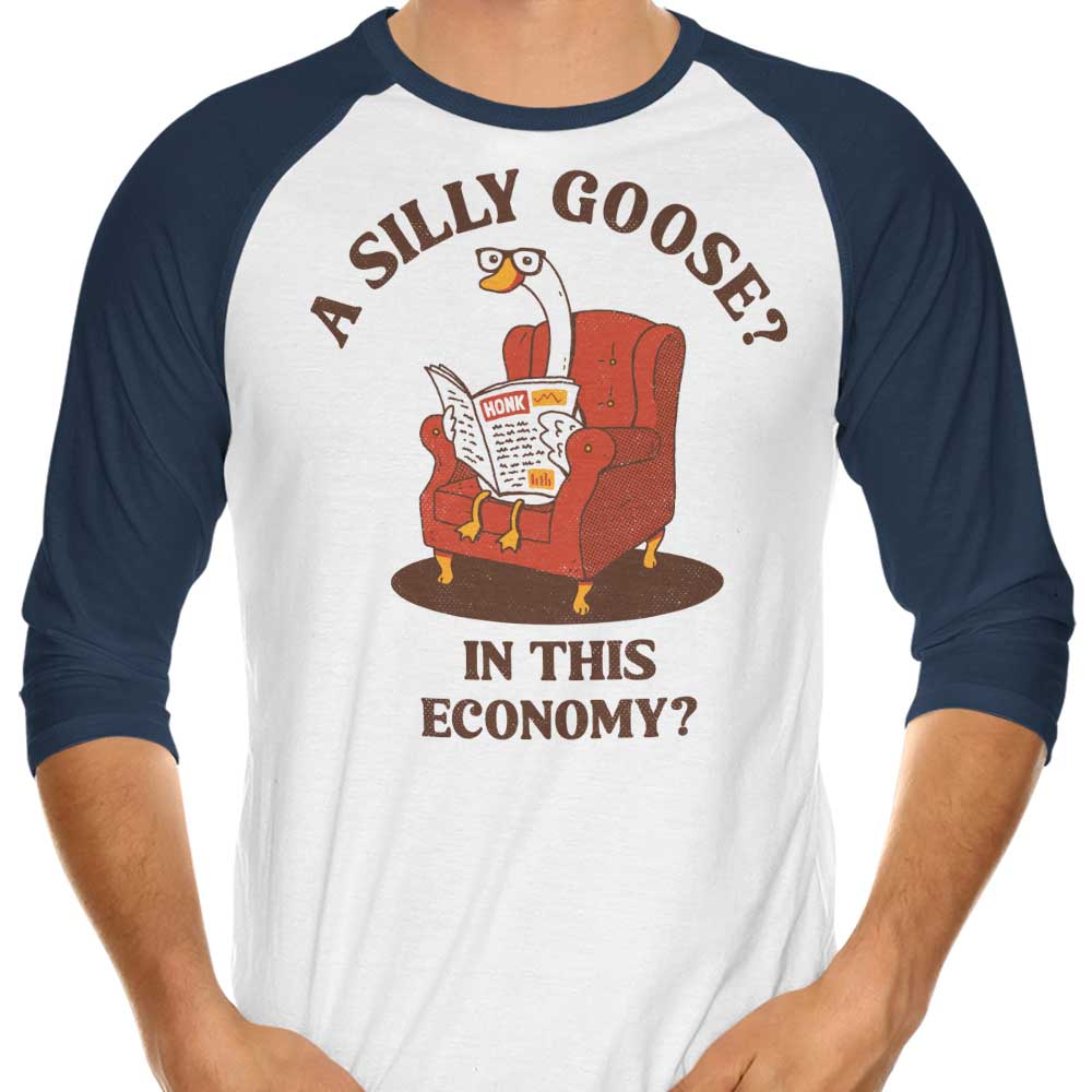 3/4 Sleeve Raglan Sensible Goose T-Shirt - A Stylish Apparel Choice