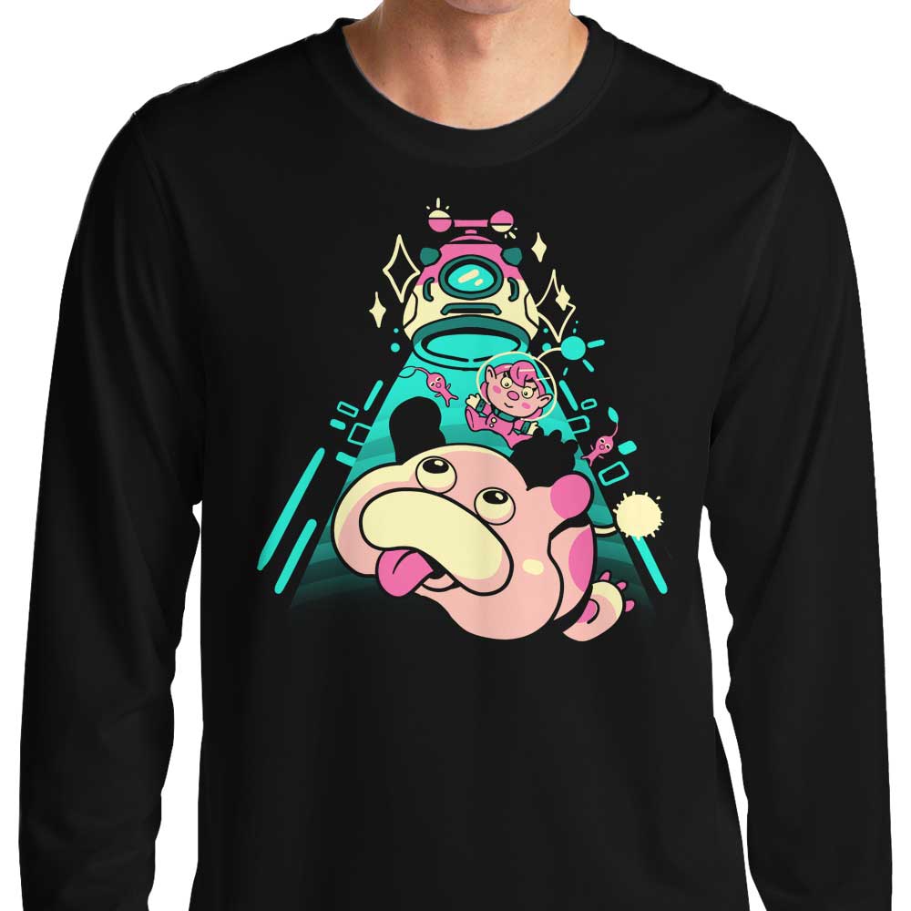 Embark on A New Adventure with Our Long Sleeve Crewneck T-Shirt