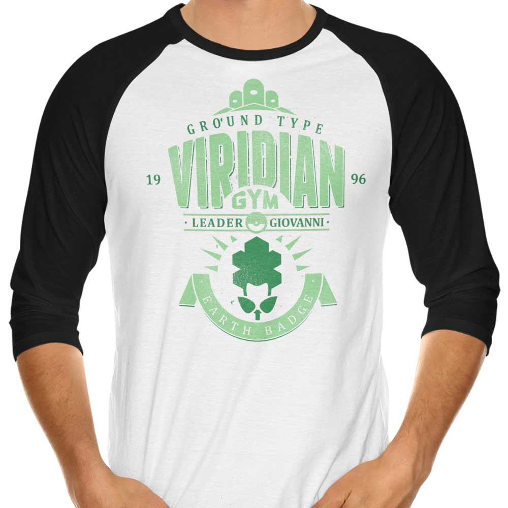 Azafran's Viridian City Gym Three - Quarter Sleeve Raglan Style T - Shirt