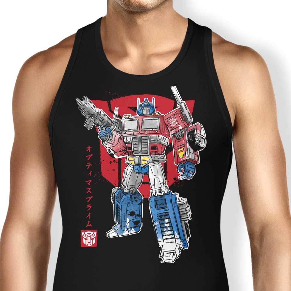 Dr. Monekers' High - Quality Prime Sumi - e Style Tank Top for Fashion Lovers