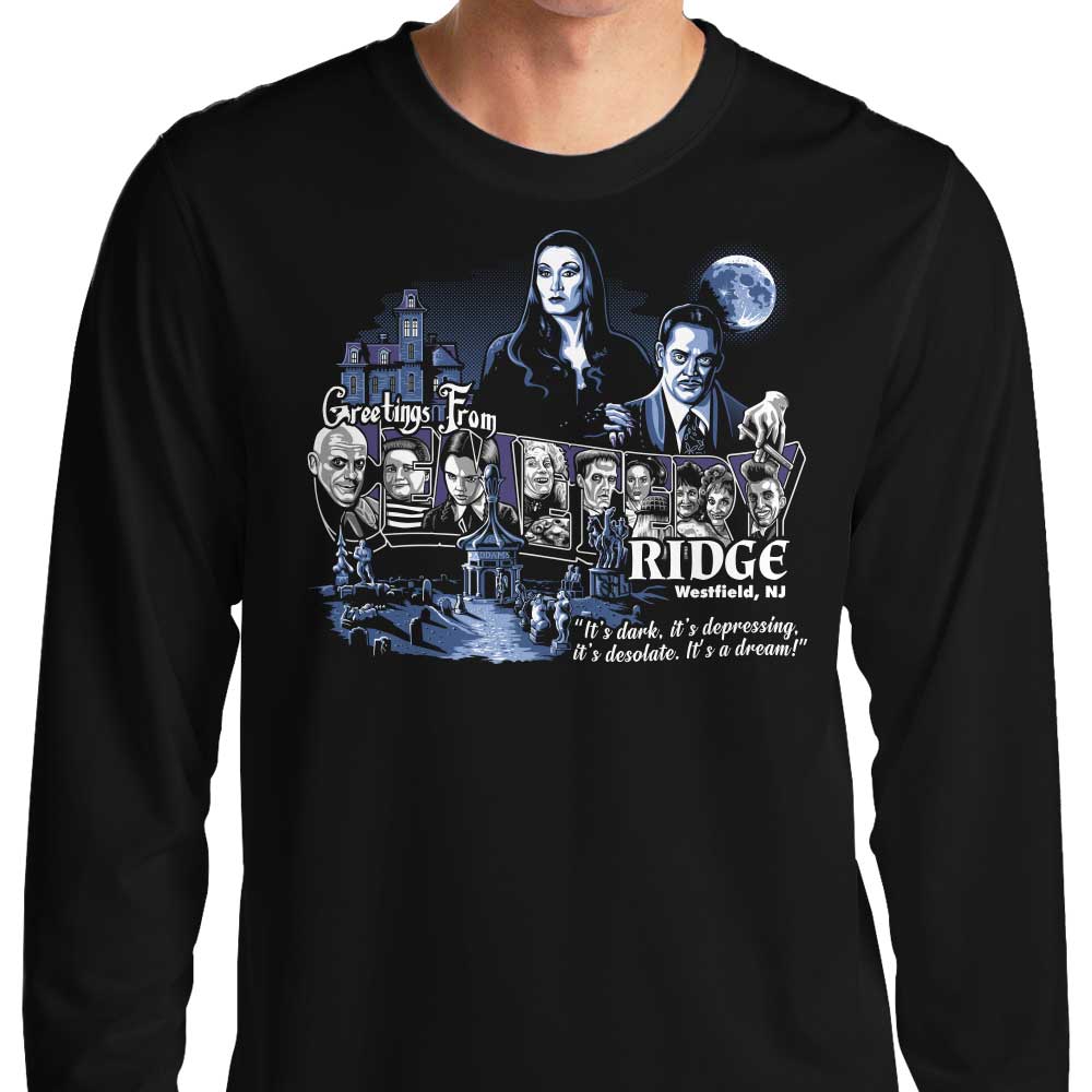 GoodIdeaRyan's Cemetery Ridge Long Sleeve Crewneck T - Shirt in S - 4XL