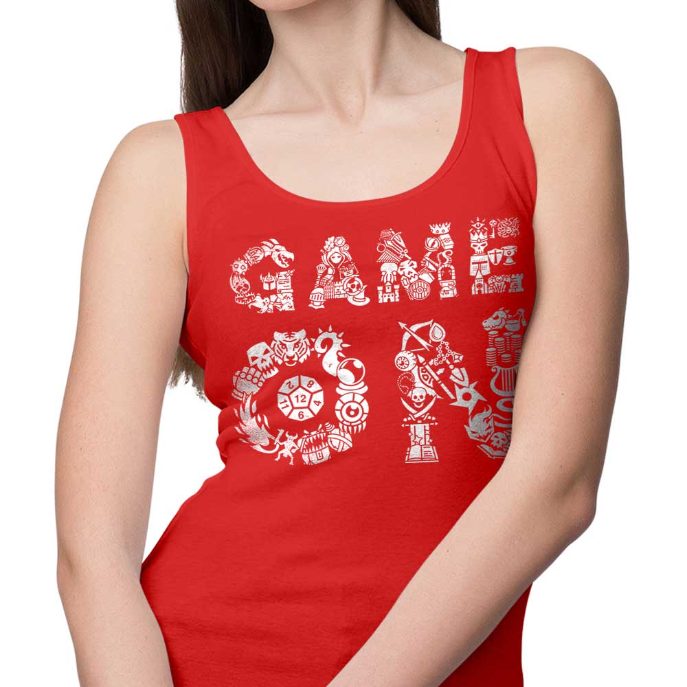 Shiron Game On Men's and Women's Unisex Tank Tops