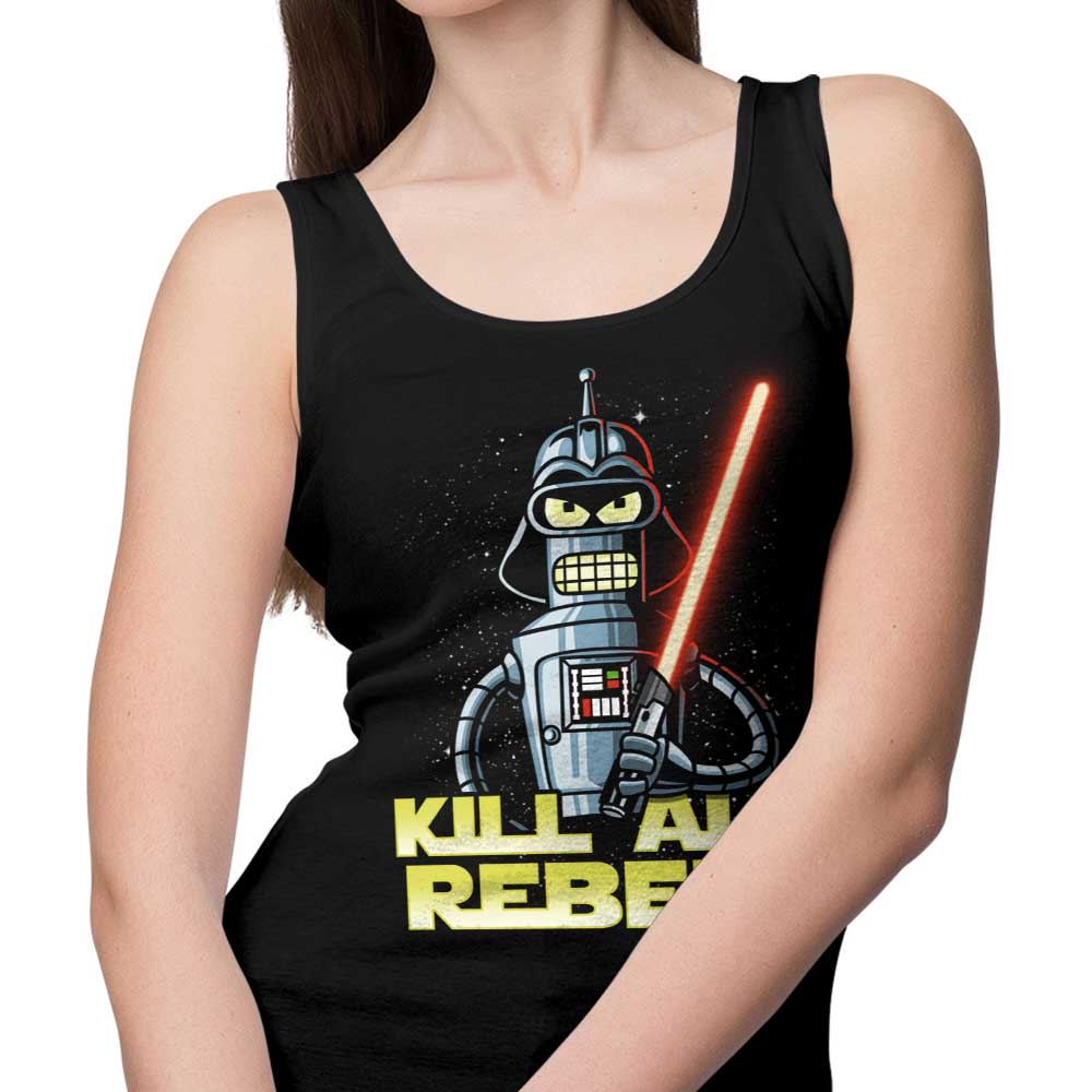 Firebeard's Kill All Rebels Stylish Men's and Women's Tank Tops