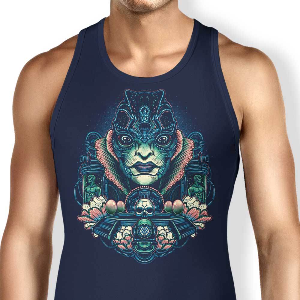 Glitchygorilla's Soft and Comfortable Amphibian-themed Tank Tops for Men and Women