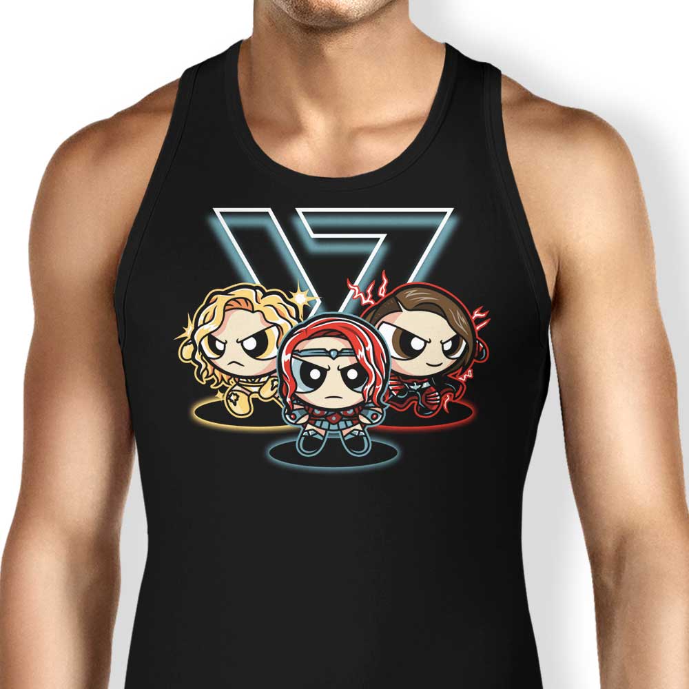Prime Premne Design's Comfortable Power Supes Girls Unisex and Women's Tank Tops