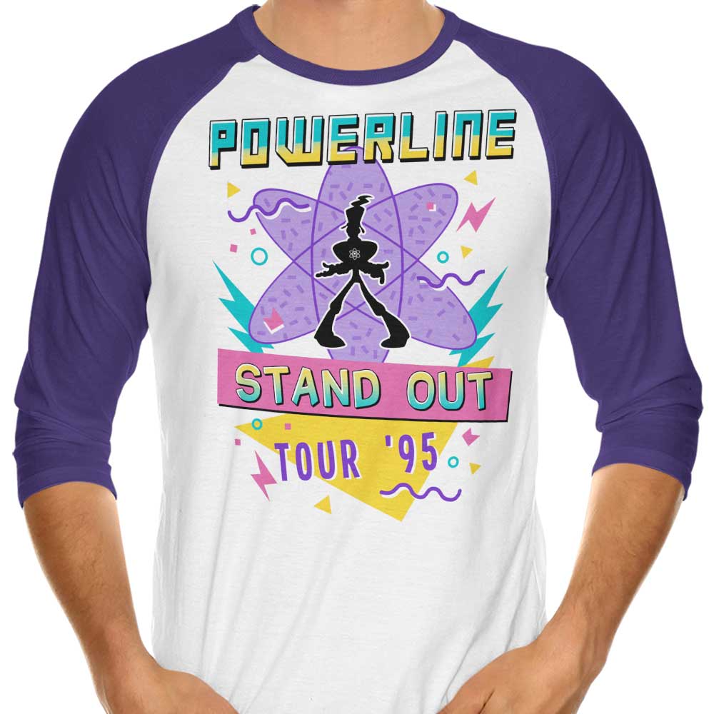 1995 World Tour 3/4 Sleeve Raglan Style Men's T-Shirt