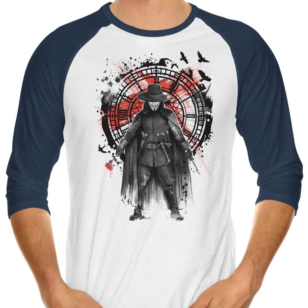 Dr. Monekers' 'Remember the Fifth' 3/4 Sleeve Raglan Style T-Shirt for Casual Wear