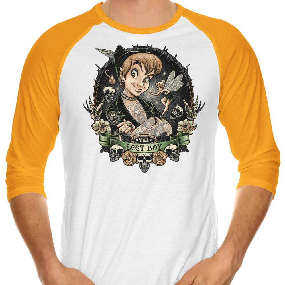 Lost in the Magical Neverland - 3/4 Sleeve Stylish Raglan T-Shirt