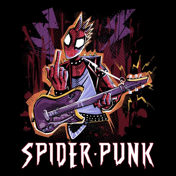 Spider Punk Stylish 3/4 Sleeve Raglan T - Shirt for Trendy Wear