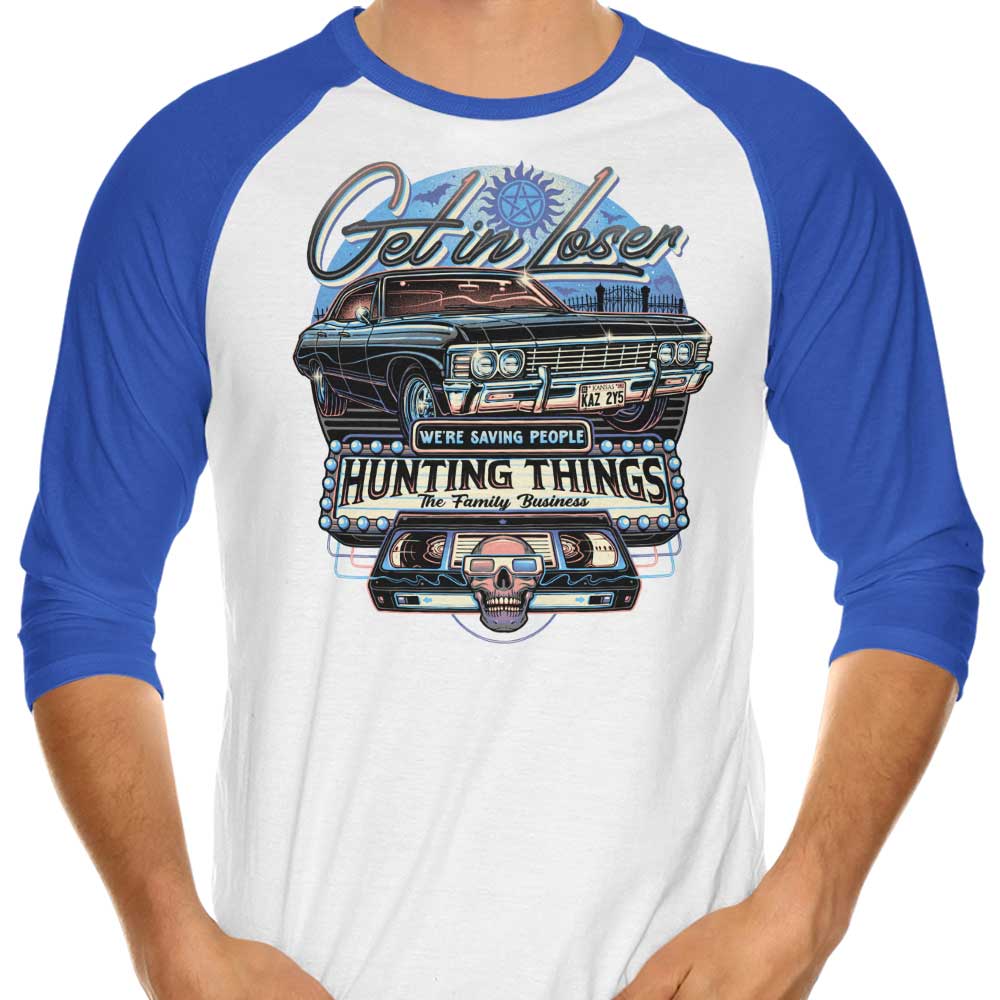 3/4 Sleeve Raglan T-Shirt - Saving People Design