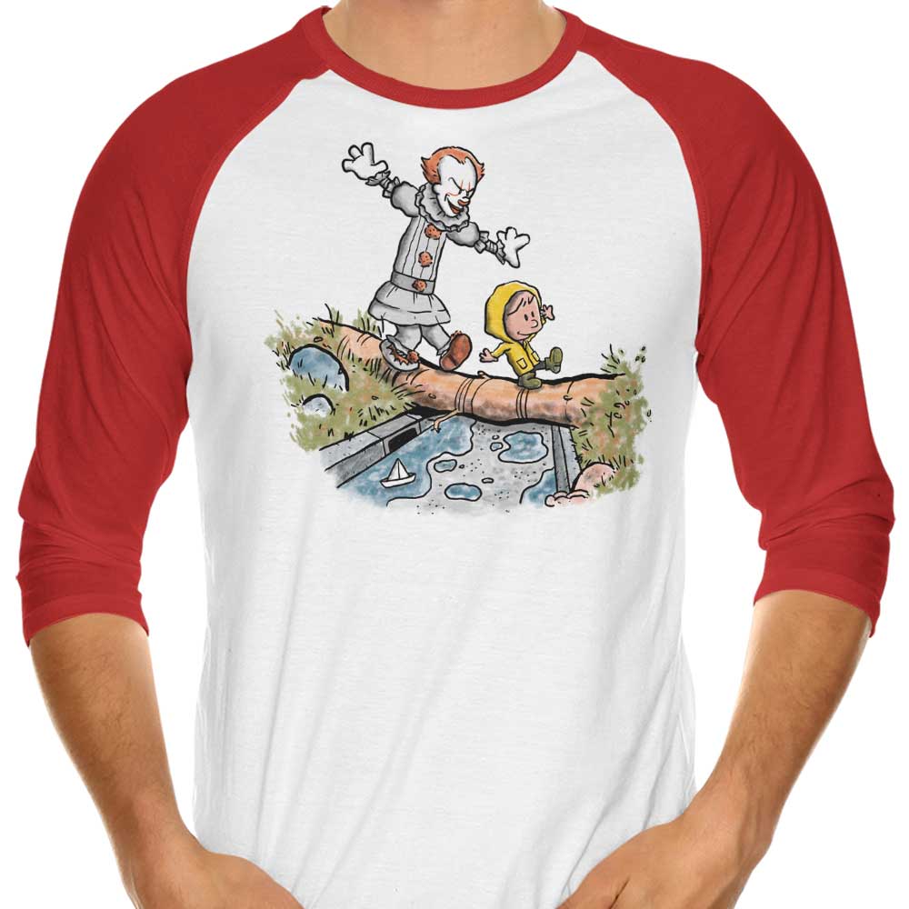 3/4 Sleeve Raglan T-Shirt Featuring 'Can I Have My Boat' Design