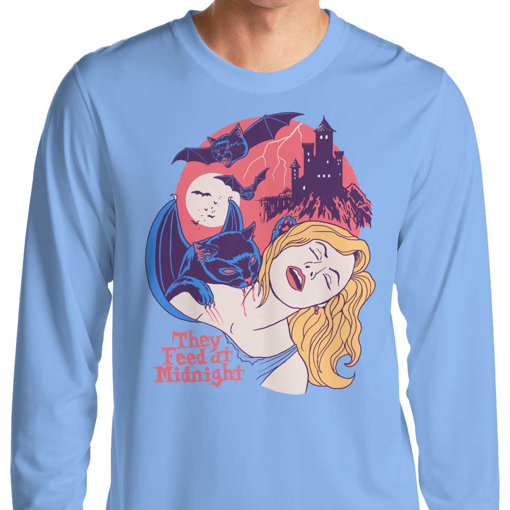 Midnight Feeding - Stylish Long Sleeve T - Shirt from Hillary White