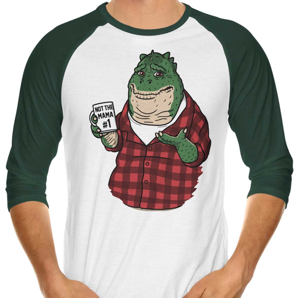 Raffiti 3/4 Sleeve Raglan 'Not the Mama' T-Shirt