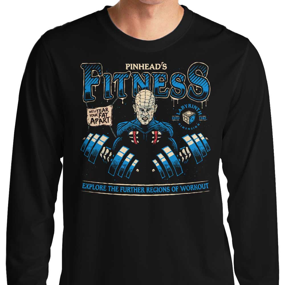 Labyrinth Fitness Long Sleeve Comfortable Crewneck T-Shirt