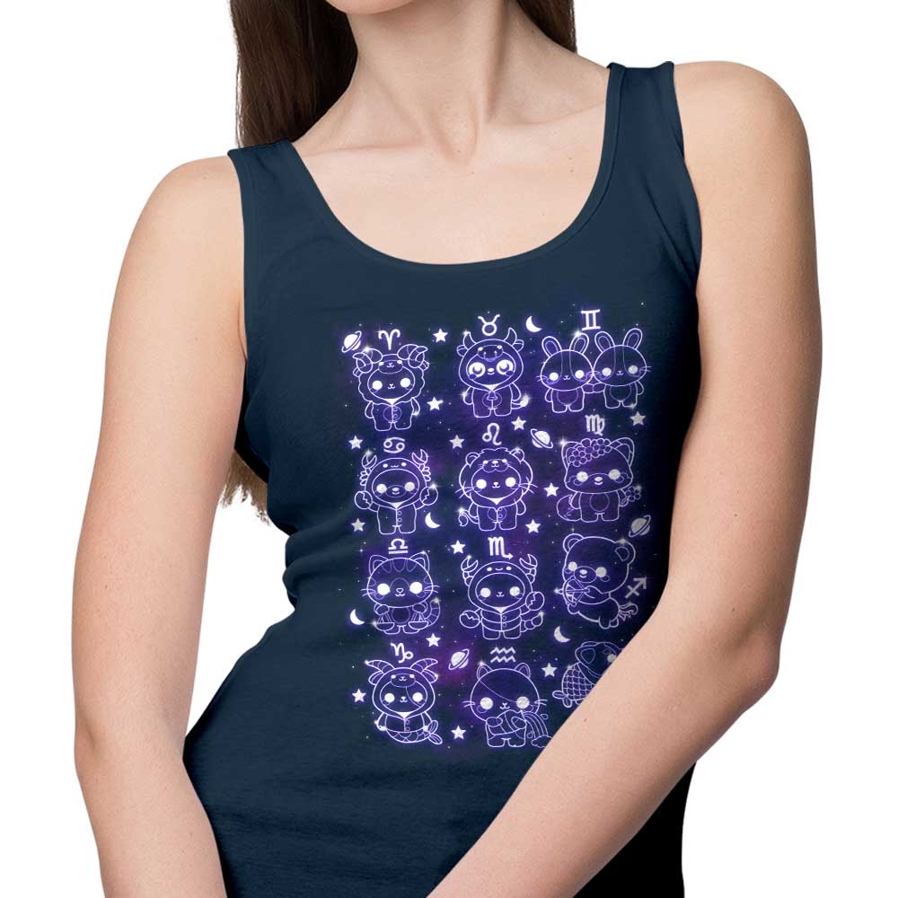 Adorable Zodiac-themed Unisex and Women's Tank Tops