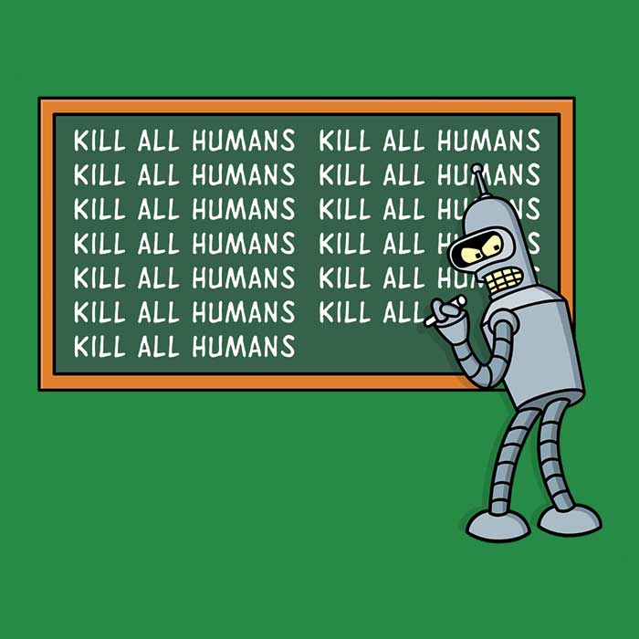 Firebeard's Comfortable 'Not Kill All Humans' Men's & Women's Tank Tops