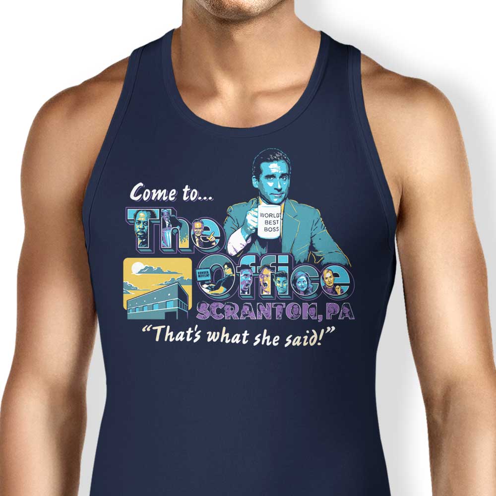 GoodIdeaRyan's 'Come to Scranton' Comfortable Tank Tops for Men and Women