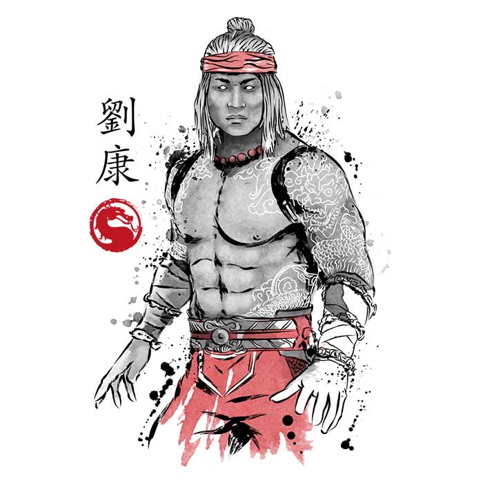 The Selected One Sumi-e Artistic 3/4 Sleeve Raglan Style T - Shirt