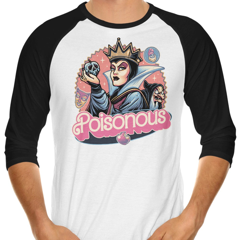 Poisonous Queen Stylish 3/4 Sleeve Raglan Casual T-Shirt