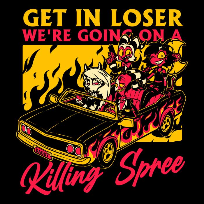 Studio Mootant's Thrilling Killing Spree 3/4 Sleeve Raglan T - Shirt
