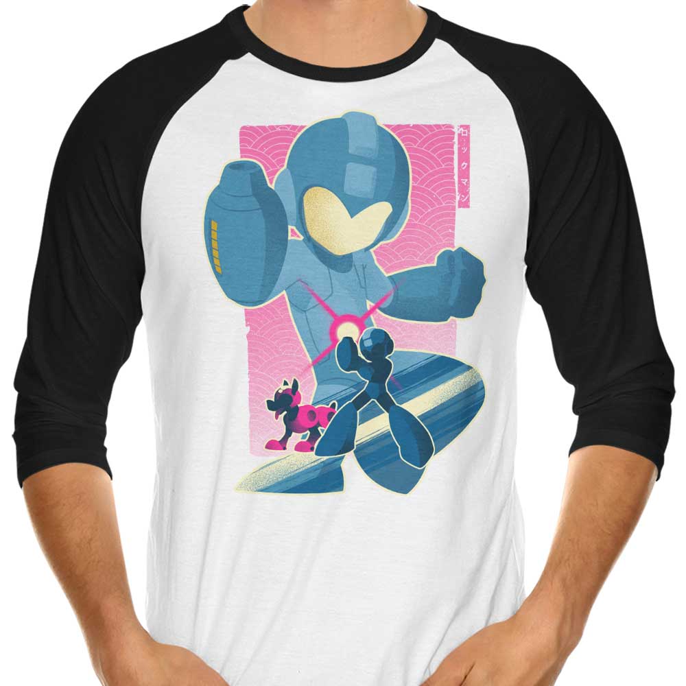 Hypertwenty Companion and Mega Three - Quarter Sleeve Raglan Style T - Shirt