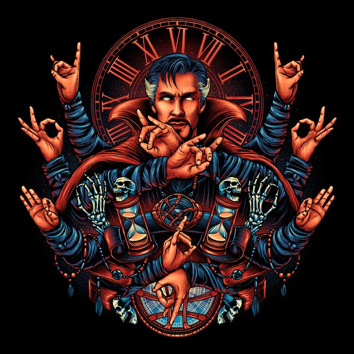 Unique Strange Magic Design Long Sleeve Crewneck T-Shirt for All Sizes