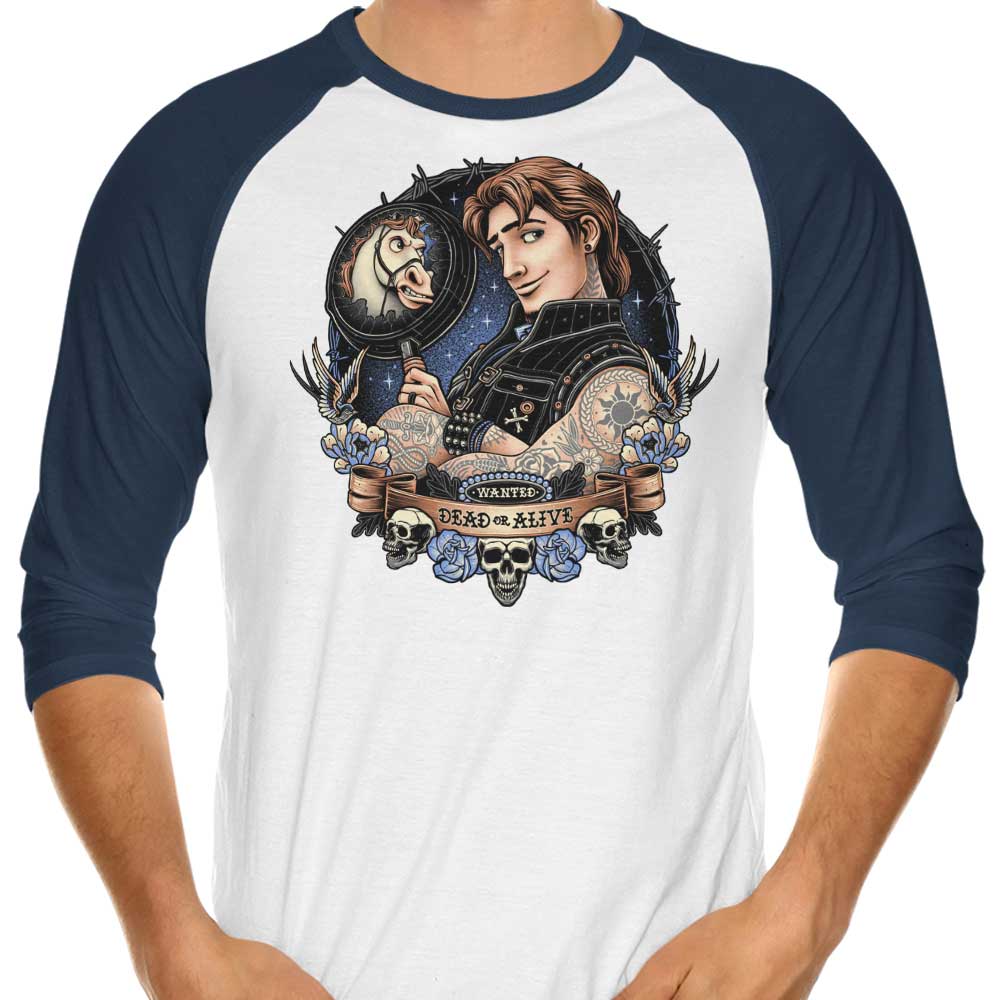 Momma Gorilla's 'Wanted Dead or Alive' 3/4 Sleeve Raglan Stylish T-Shirt