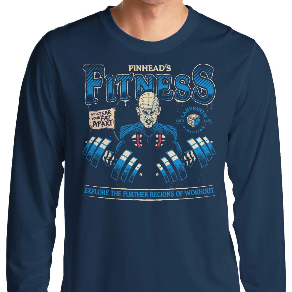 Labyrinth Fitness Long Sleeve Comfortable Crewneck T-Shirt