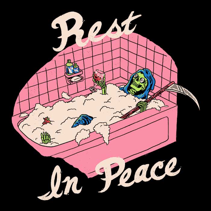 Comfortable 'Rest in Peace' Men's and Women's Tank Tops