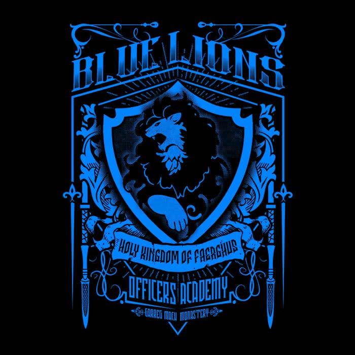 Blue Lions Officers 3/4 Sleeve Stylish Raglan T-Shirt