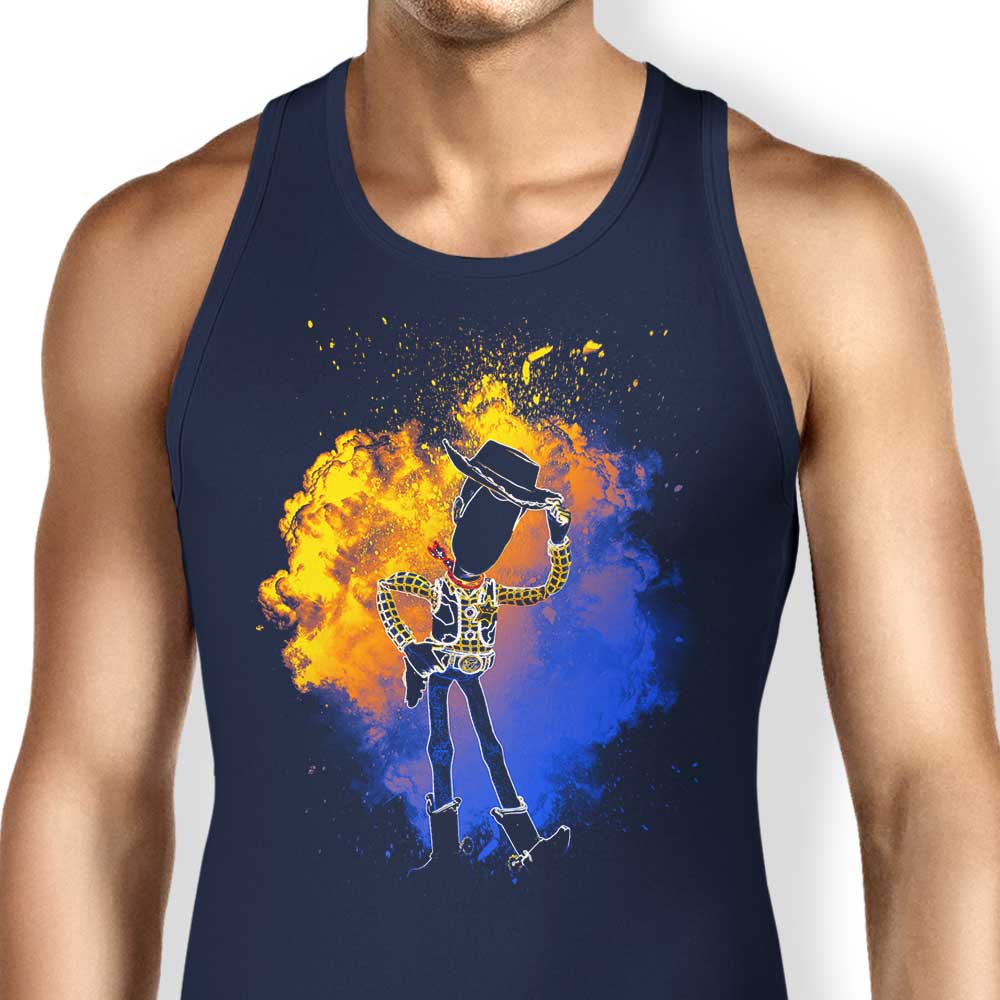 Donnie Illustrations' Comfortable Soul of the Sheriff Tank Tops