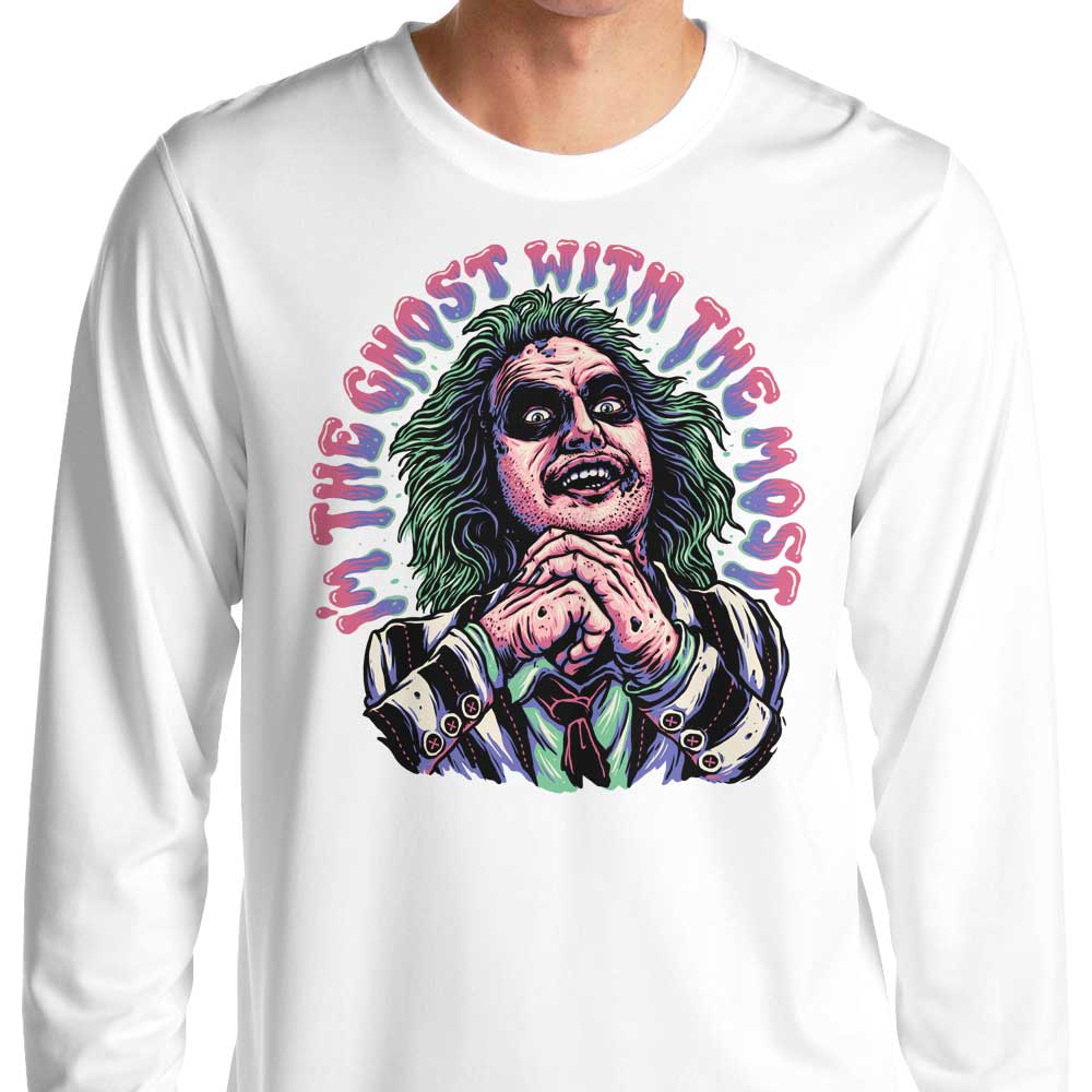 Momma Gorilla's 'Ghost with the Most' Long Sleeve Crewneck T - Shirt