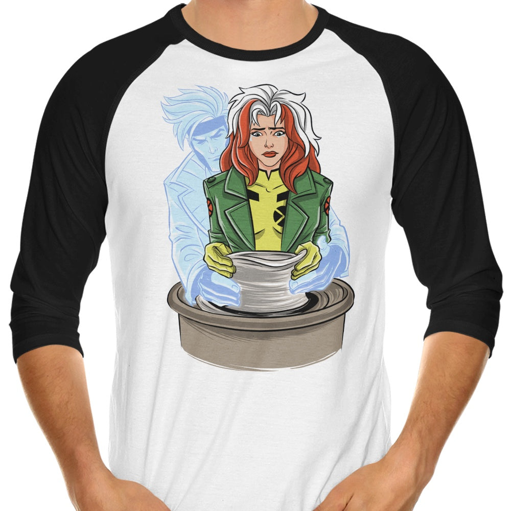 Stylish X-Ghost 3/4 Sleeve Raglan T-Shirt for Fashion Lovers