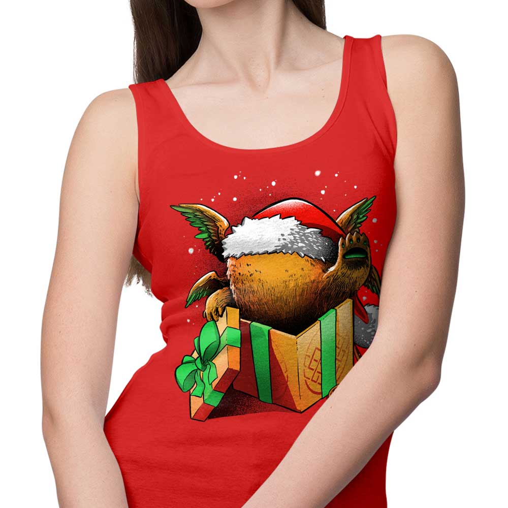 Alemaglia's Cozy Christmas Chicken Pig Unisex and Women's Tank Tops