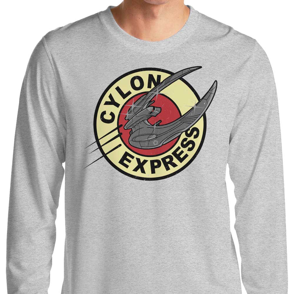 Getsousa Cylon Express Long Sleeve Crewneck T - Shirt for Men and Women