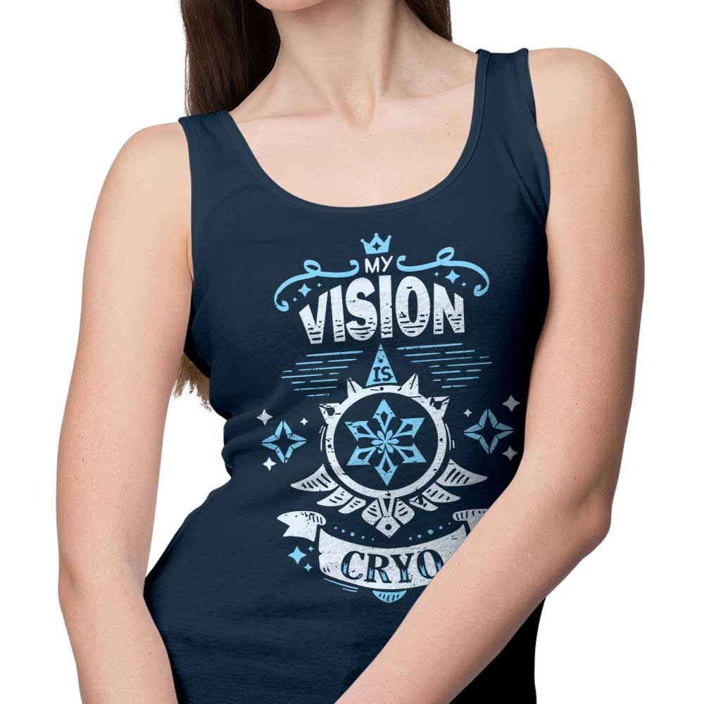 Typhoonic Art's My Vision is Cryo Men's and Women's Unisex Comfortable Cotton Tank Tops