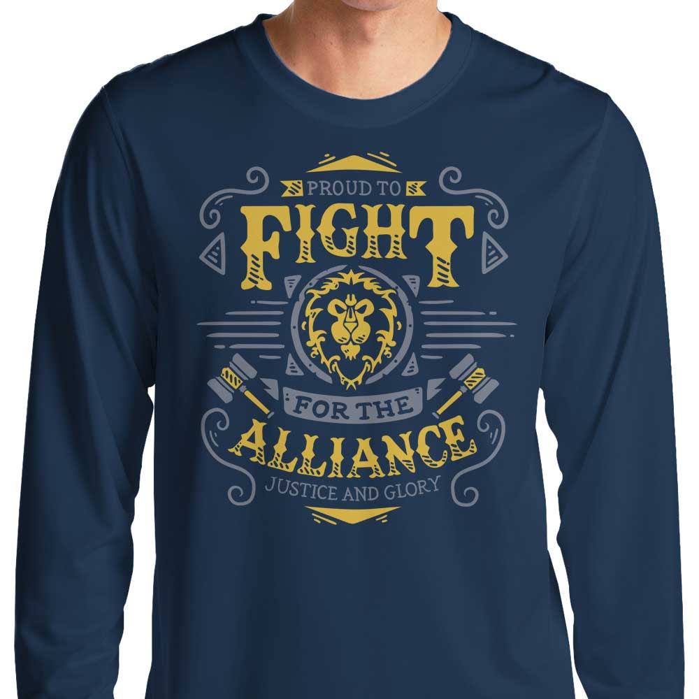 Alliance Support Long Sleeve T - Shirt for Those Who Fight