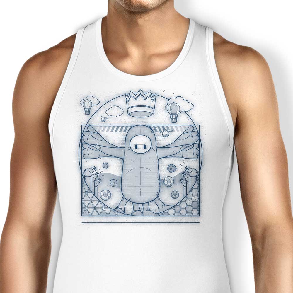 Comfortable Getsousa Virtruvian Guy Tank Tops for Men and Women