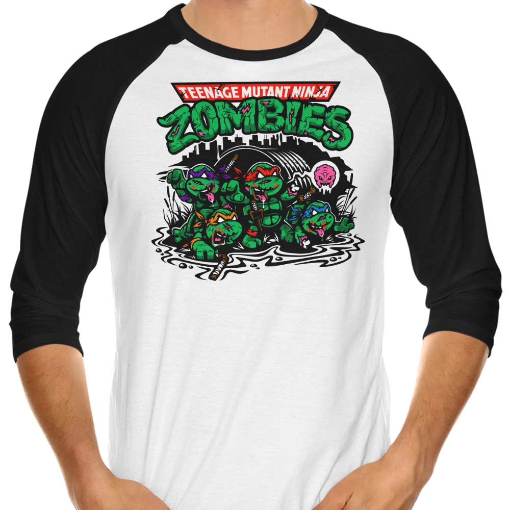 Harebrained Kraaangs 3/4 Sleeve Stylish Raglan T - Shirt